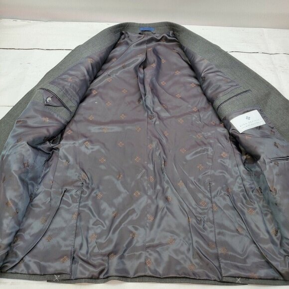 $360 Ryan Seacrest Men's Modern Fit Suit jacket Blazer Jacket Gray Size 42L NEW - Picture 6 of 11